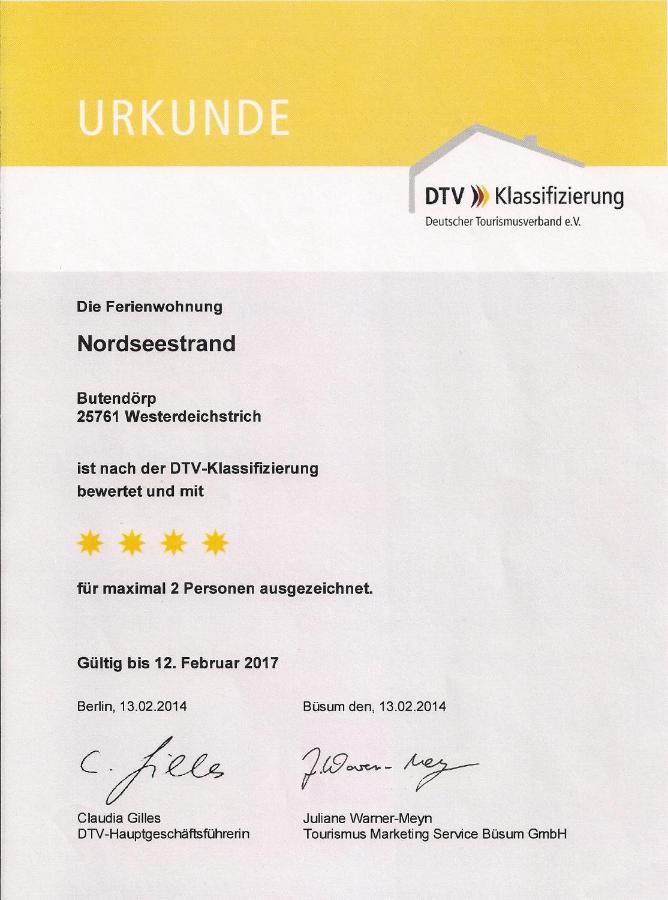 Fewo-Nordseestrand Διαμέρισμα Büsum Εξωτερικό φωτογραφία